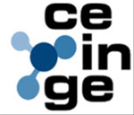 Istituto CEINGE Logo ufficiale del CEINGE, prestigioso centro di ricerca nel campo della biologia molecolare e delle biotecnologie avanzate applicate alla Salute dell'Uomo